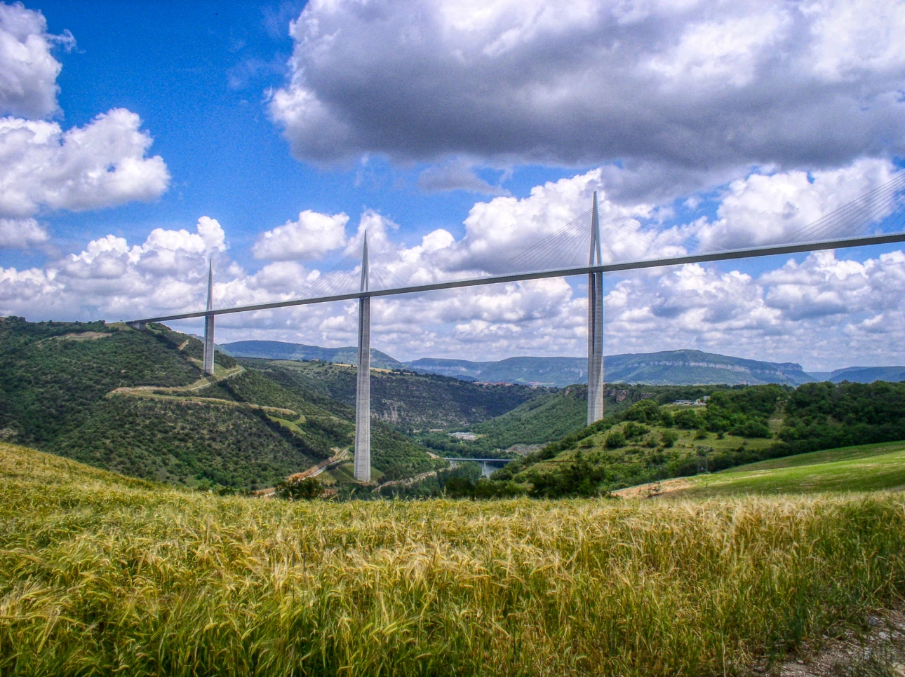 Viadukt bei Millau