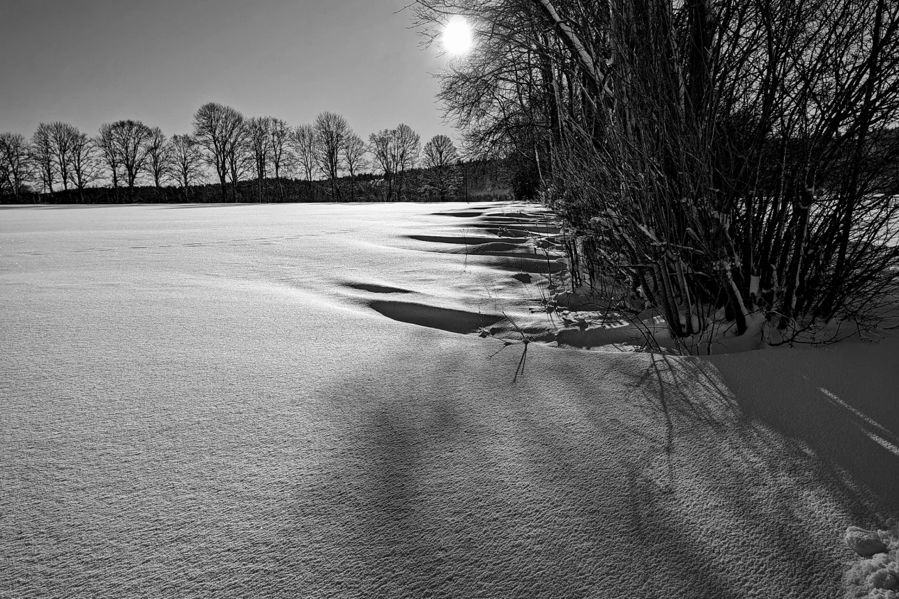 Schnee und Schatten