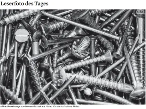 Leserfoto des Tages im Bieler Tagblatt vom 28. April 2021