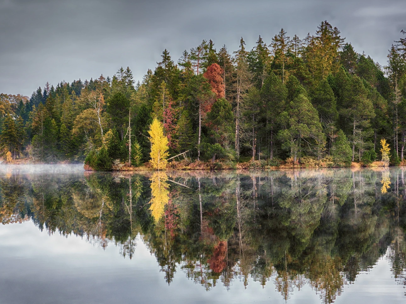 Herbstliche Spiegelung