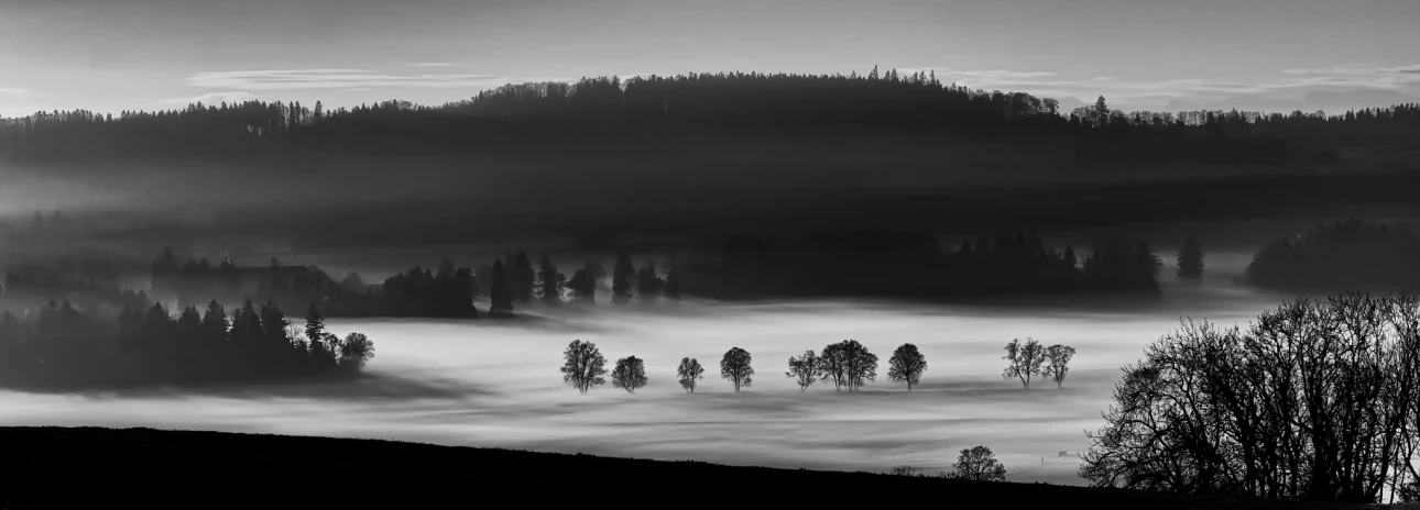 Nebel am Morgen bei Diesse