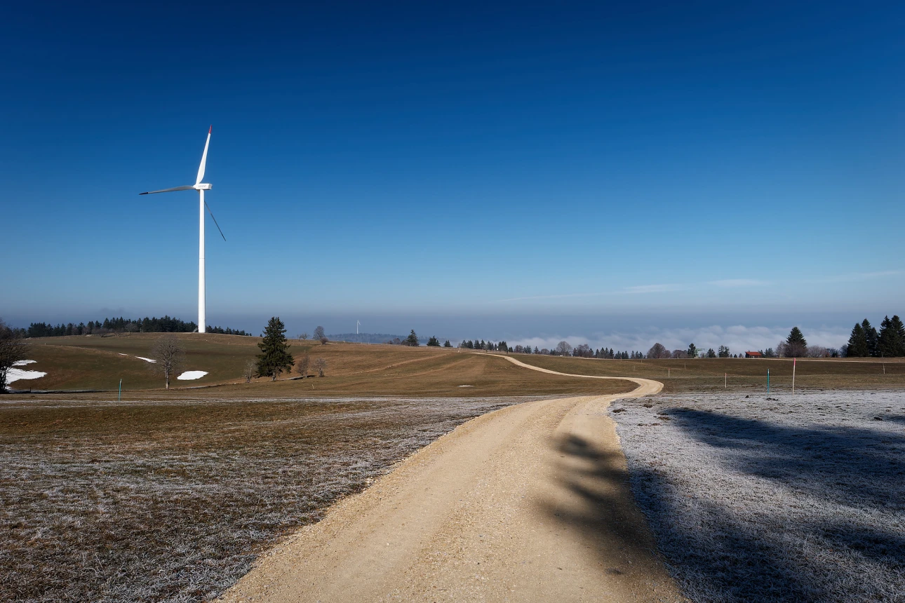 Energie über dem Nebel