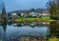 Blickj nach Frankreich in Goumais