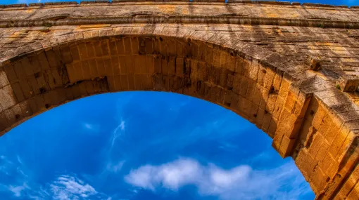 Teil des Pont du Gard