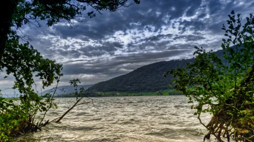 Wind über dem Bielersee