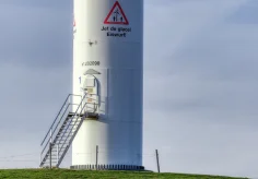 Eingang zu einem Windrad