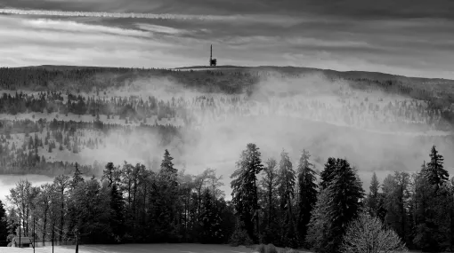 Chasseral im Winter, Nordansicht