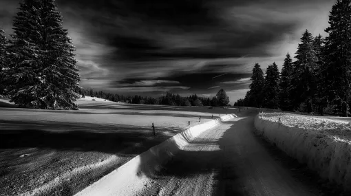 Winterliche Strasse
