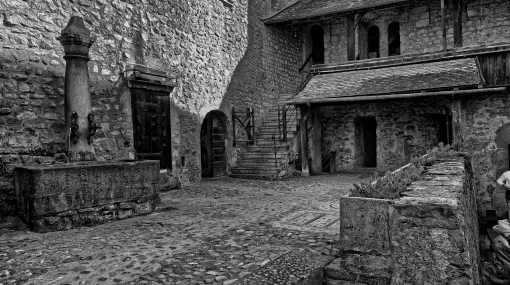 Innenhof Schloss Chillon