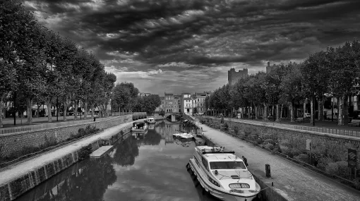 Canal de la Robine in Narbonne