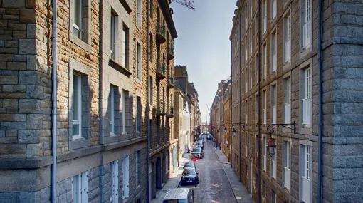 Gasse in Saint-Malo
