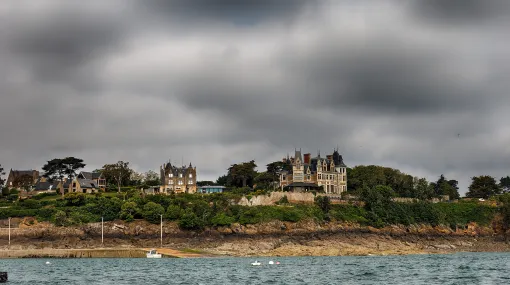 Dinard - Saint-Malo zugewandte Seite