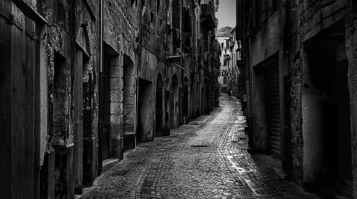 Gasse in Sommières (F)