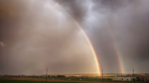 Doppelter Regenbogen