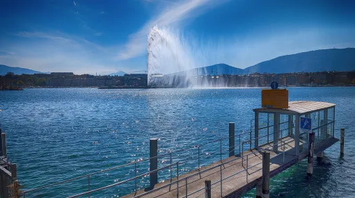Jet D&amp;#8217;Eau in Genf