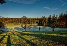 Lange Schatten am Morgen