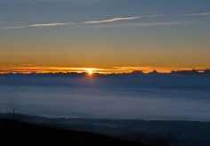 Sonnenaufgang vom Chasseral aus gesehen