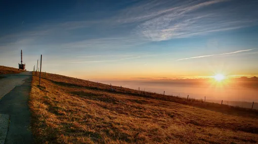 Sonnenaufgang auf dem Chasseral