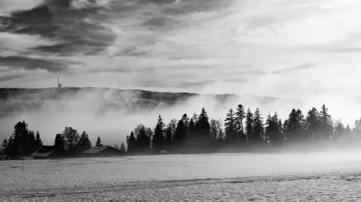 Nebel am Mont Crosin