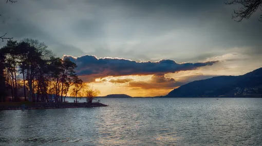 Später Nachmittag am Bielersee
