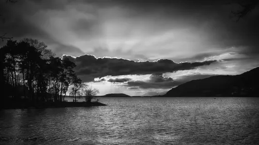 Später Nachmittag am See