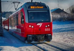 Der Lokführer an der Arbeit