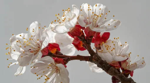 Aprikosenblüten