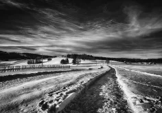 Winterweg bei Les Reussilles