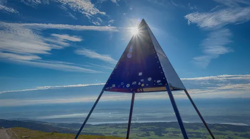 Triangulationspyramide auf dem Chasseral