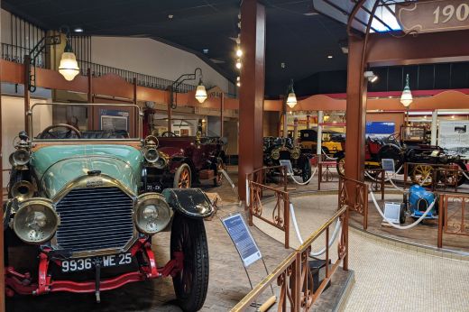 Im Peugeot-Museum in Sochaux (Montbéliard)  