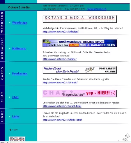 Meine Webdesign-Zeit: Die ersten 10 Jahre (1997 - 2007)